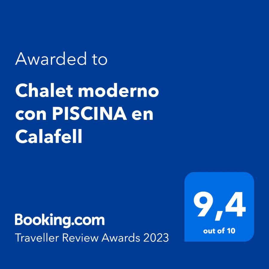 Chalet Moderno Con Piscina En Calafell Exterior foto